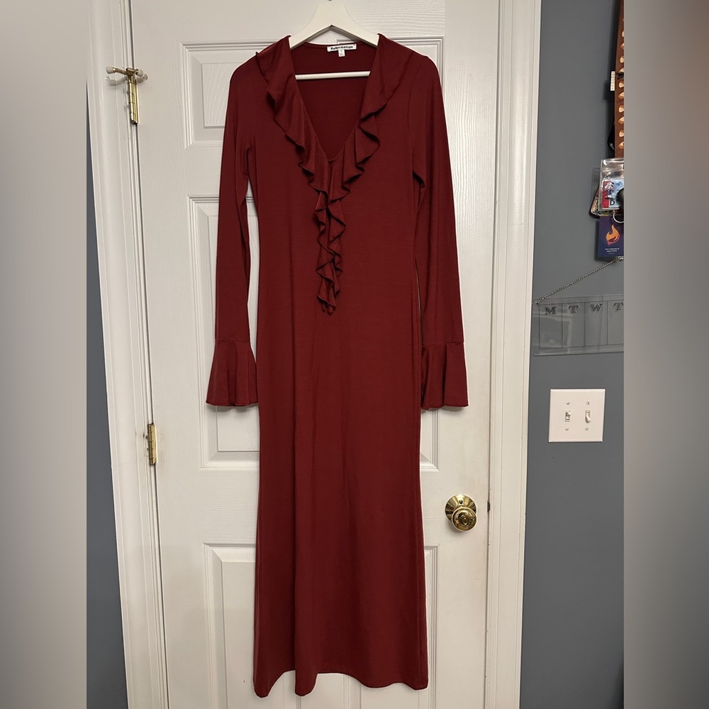 Reformation Jovie Knit Dress Size Small in Chianti - Picture 5 of 6